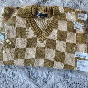 NWT DEADSTOCK Dolls Kill Checkered Sweater